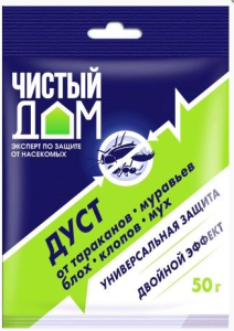 Ср-во защиты от вред. Дуст от тараканов, блох,клопов,муравьёв 50 гр (50) ТЭ