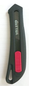 Нож технический 18 мм (ABS пластик Soft-touch) Ritter Eco