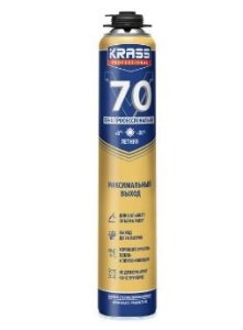 Пена монтажная KRASS Professional V70 пистолетная РБ 0,89л