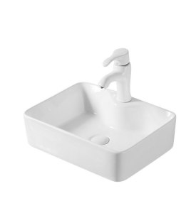 Умывальник накладной A211 прямоугольный без перелива (480*370*135мм)