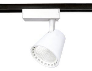 Светильник трековый однофазный светодиодный GL5974 WH белый LED 15W 4200K 24°