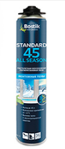 Пена пистолетная полиуретановая Standard 45 ALL SEASON, 650 мл  "Bostik 10219