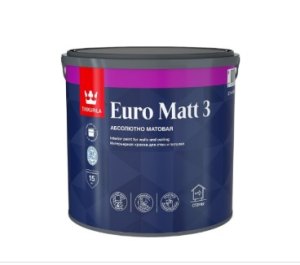 Краска ВД интерьерная EURO MATT 3 A гл/мат 9 л "Tikkurila"