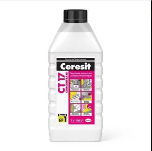 Грунтовка Ceresit CT 17/1 Concentrate глубокого проникновения, 1 л
