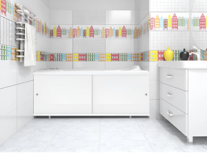 Экран под ванну "Кварт" 1,48 Белый