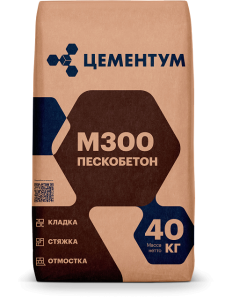 Пескобетон М-300 Цементум, 40 кг