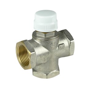 Клапан трехходовой смесительный 1" VALFEX (с бок.смешиванием, с возможностью полного перекрытия)
