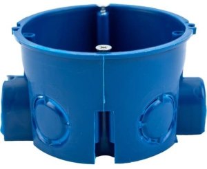 Коробка установочная 68x45 для тверд. стен (с саморез. и стык. узлами) IEK UKT10-068-045-000-A-S-UO