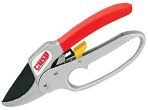 Секатор с функцией мех. стопора и реверсом 200мм 77096