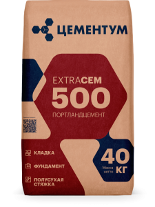 Цемент Цементум ЦEM II/В-К (Ш-И) 42.5 Н/ExtraCEM, 40 кг