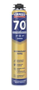 Пена монтажная KRASS Professional V70 пистолетная РБ 0,89л