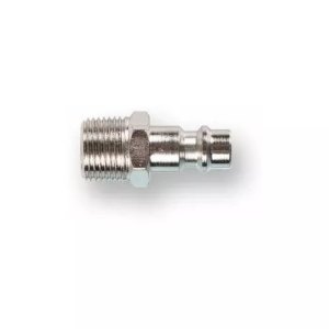 Соединение быстросъем. ПАПА х нар. резьба 3/8" (сталь) ECO, арт.AS-M/MT38