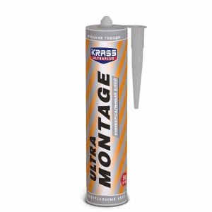 Клей KRASS ЖГ Ultramontage  Универсальный белый 260мл