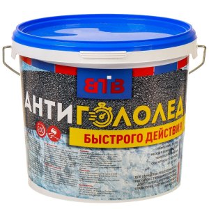 Реагент Антигололед ВТВ 5кг быстрого действия банка пэт