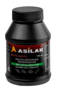 Масло моторное 2-х тактное ASILAK 0.1 л