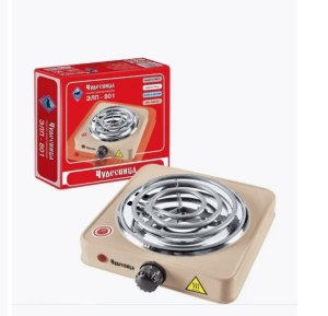 Плитка электро Чудесница 1а конф ЭЛП-801 черная