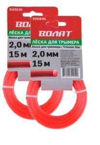 Леска ф 2.0 мм х 15 м кругл. сеч. ВОЛАТ