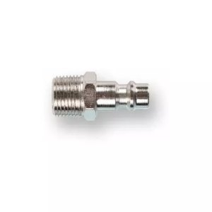 Соединение быстросъем. ПАПА х нар. резьба 3/8" (сталь) ECO, арт.AS-M/MT38