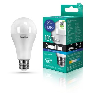Лампа светодиодная Camelion LED20-A65/865/E27 20Вт
