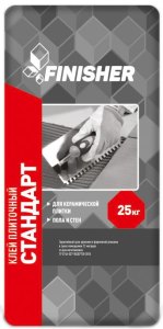 Клей плиточный Finisher стандарт, 25 кг