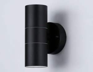 Светильник уличный настенный Ambrella ST3707/2 BK черный IP54 GU10/2