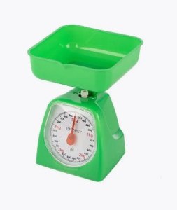Весы кухонные Energy механич (0-0,5кг)  чаша квадрат зелёный EN-406МК/102044