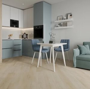 Ламинат кварцевый FloorBee Project Дуб Софт 4,3мм 0,5 защитный слой