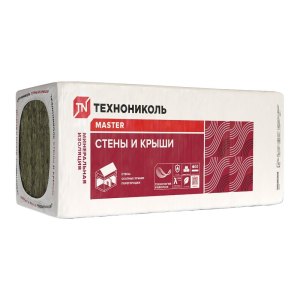 Утеплитель ТехноНИКОЛЬ 34 PN Стены и крыши 1000х610х100 мм (2.44 м², 0.244 м³, 4 шт)