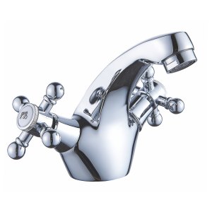 Смеситель д/умывальника с 2-мя рукоятками Дельта 107333 АНТЕЙ®