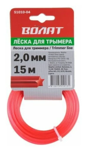 Леска ф 2.0 мм х 15 м "звездочка" ВОЛАТ