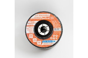 Круг Bohrer лепестковый торцевой КЛТ1 (прям.) Мастер 180х22 мм  P40 (прокаленный оксид алюминия) (10