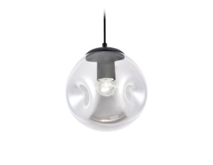 Светильник подвесной Ambrella TR3511 BK/SM E27 max 40 Вт ø200х1200 мм черный/дымчатый