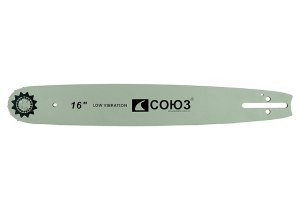 Шина для бензопил 16" СОЮЗ ПШС-1658325POH, паз 1,5мм, 0,325", 66зв, хвостовик POH(OREGON K095/A095)