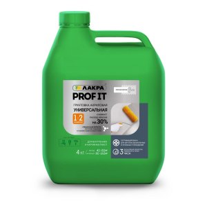 Грунт акриловый универсальный Лакра PROF IT 4кг