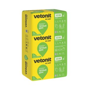 Утеплитель Vetonit (ISOVER) Теплый Дом Плита 1170х610х50 мм (10 м², 0.5 м³, 14 шт.)
