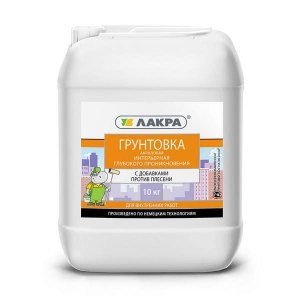 Грунт интерьерный глубокого проникновения пр. плесени Лакра 10кг Л-С