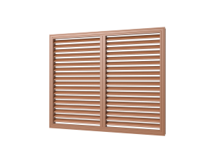 Решетка радиатор.ПВХ, 600х900, вишня,П6090Р