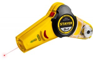 Уровень с приспособлением для сверления, 7м, точн. +/-1,5 мм/м STAYER Drill Assistant