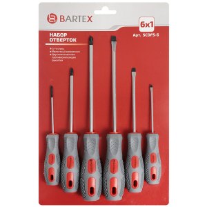 Набор отверток 6 пр, Bartex