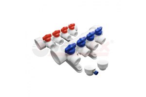 Коллекторная группа 32х20 на 3 выхода (Valfex)