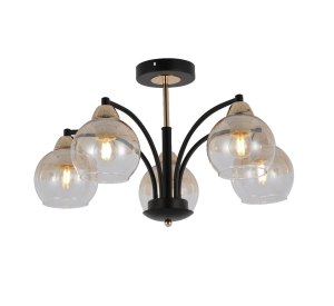 Люстра HIPER H178-5 5хЕ27 BLACK/GOLD