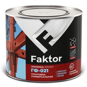 Грунтовка FAKTOR ГФ-021 серая, барабан 20 кг