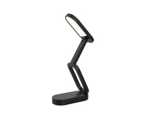 Лампа настольная Ultraflash UF-750 C02 черная (220 В, LED, 24LED, аккумулятор)