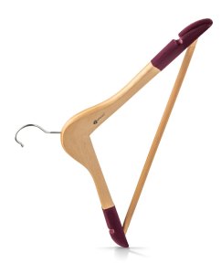 Вешалка д/одежды Couture 44,5см деревян  антискол переклад наклад на плечах  APOLLO