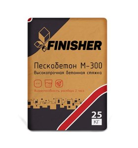 Пескобетон М-300 Finisher, 25 кг