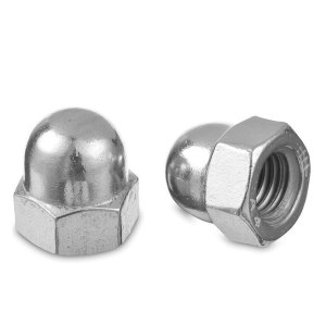 Гайка колпачковая DIN1587 М 8 белый цинк 50 шт