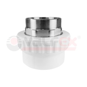 Муфта переходная с наружной резьбой  50 х 2" под ключ (8/4) (Valfex) БЕЛАЯ