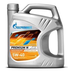 Масло моторное 5w40 синт. Premium N SN/CF (4л) (Газпромнефть)