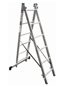 Лестница алюминиевая двухсекционная ЛА 2х7 Новая Высота NV 1220