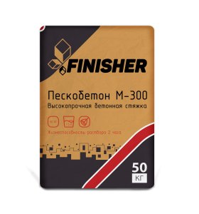 Пескобетон М-300 Finisher, 50 кг